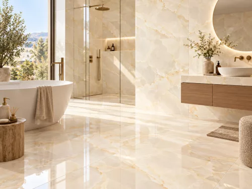  Royal Onyx Gold 60x60 cm polírozott gres burkolólap rektifikált